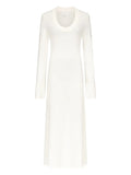 Loulou De Saison Ari Midi Dress — White — Size XS — Front View