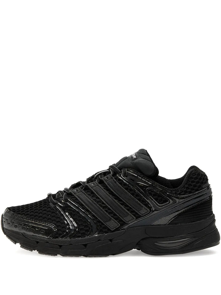 adidas Adistar Control 5 Mesh-Panel Sneakers — Black — Size US M 4.5 - US W 6 — Front View