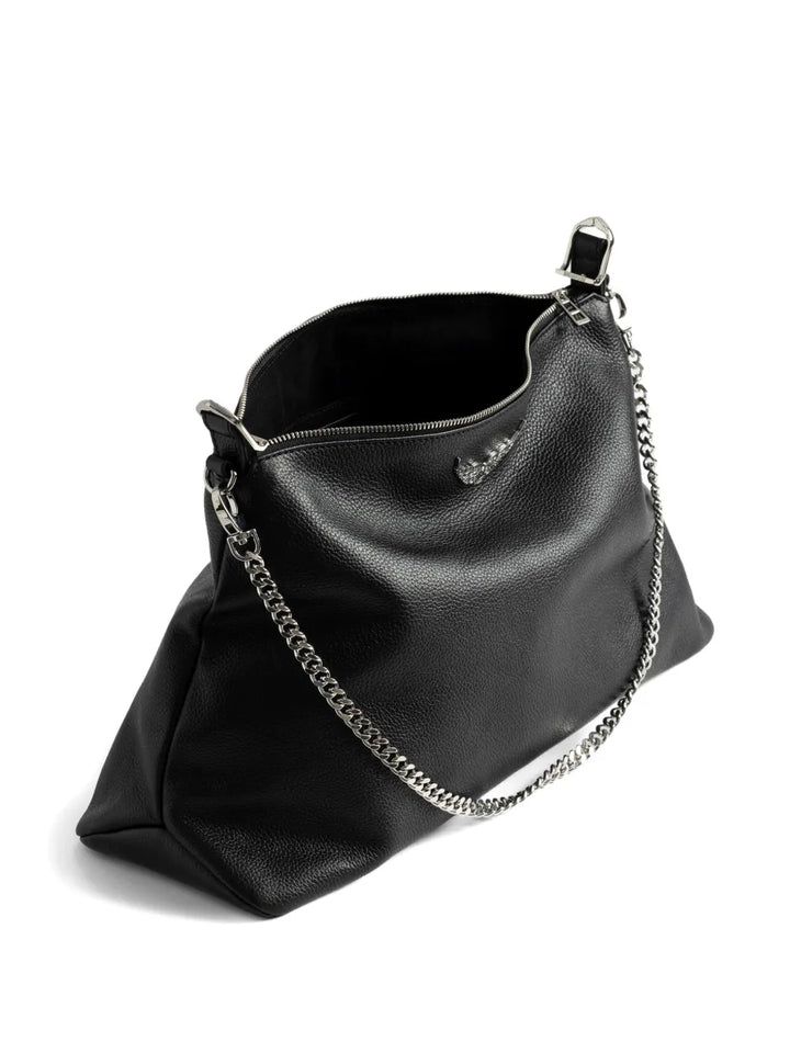 Zadigvoltaire Jim Chain Strap Leather Shoulder Bag — Same as shown — Size One Size — Top View