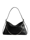 Zadigvoltaire Jim Chain Strap Leather Shoulder Bag — Same as shown — Size One Size — Front View