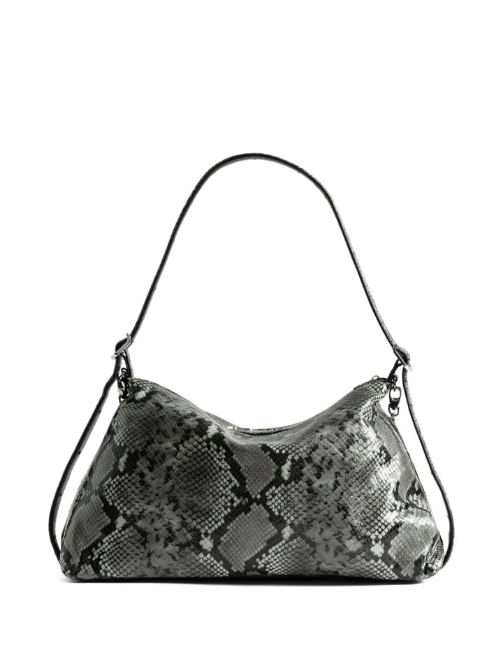 Zadigvoltaire Jim Wild Python Effect Shoulder Bag — Same as shown — Size One Size — Side View
