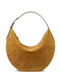 Tory Burch Balloon T Monogram Suede Shoulder Bag — Same as shown — Size One Size — Back View