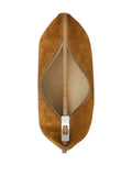 Tory Burch Balloon T Monogram Suede Shoulder Bag — Same as shown — Size One Size — Detail View