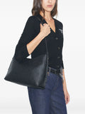 Tory Burch T Monogram Pebble Leather Shoulder Bag — Same as shown — Size One Size — Side View