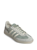 adidas Handball Spezial Three-Stripe Suede Sneakers — Light Grey — Size US M 10 - US W 11.5 — Side View