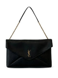 Saint Laurent Small Cassandra Logo Plaque Shoulder Bag — Same as shown — Size One Size — Front View