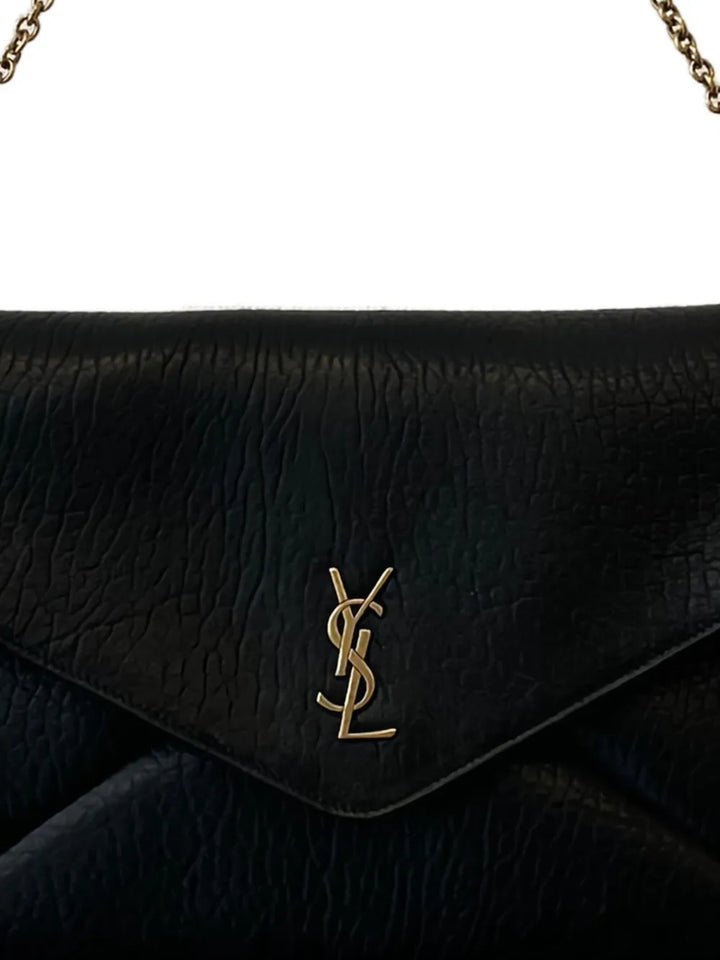 Saint Laurent Small Cassandra Logo Plaque Shoulder Bag — Same as shown — Size One Size — Side View