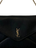 Saint Laurent Small Cassandra Logo Plaque Shoulder Bag — Same as shown — Size One Size — Side View