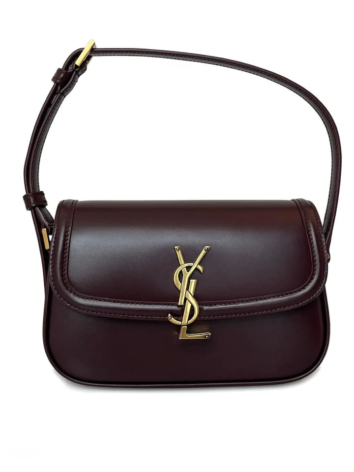 Saint Laurent Small Solferino Leather Shoulder Bag — Same as shown — Size One Size — Side View