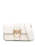 Pinko Love Birds Leather Shoulder Bag — Same as shown — Size One Size — Front View