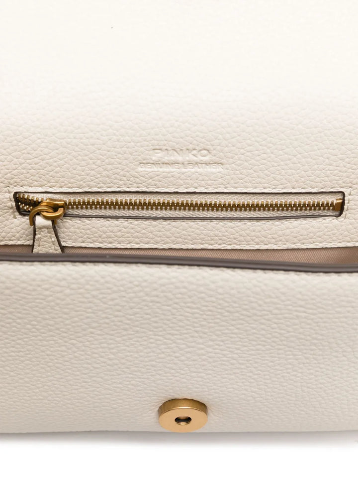 Pinko Love Birds Leather Shoulder Bag — Same as shown — Size One Size — Detail View