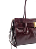 Roberto Festa Emeralda Leather Shoulder Bag — Same as shown — Size One Size — Back View