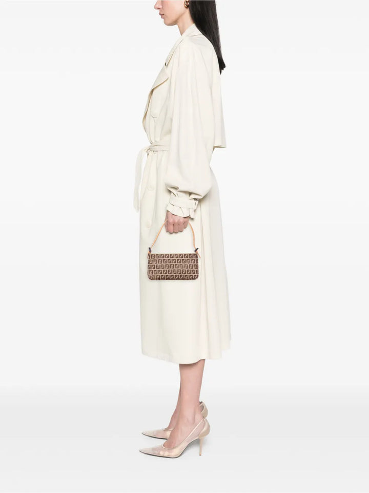 Fendi Pre Owned 2000 2010 Zucchino Canvas Pochette Shoulder Bag — Same as shown — Size One Size — Side View