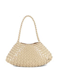 Dragon Diffusion Woven Leather Shoulder Bag — Same as shown — Size One Size — Front View