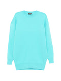 Tom Ford Knitted Dress — Blue — Size XS — Front View