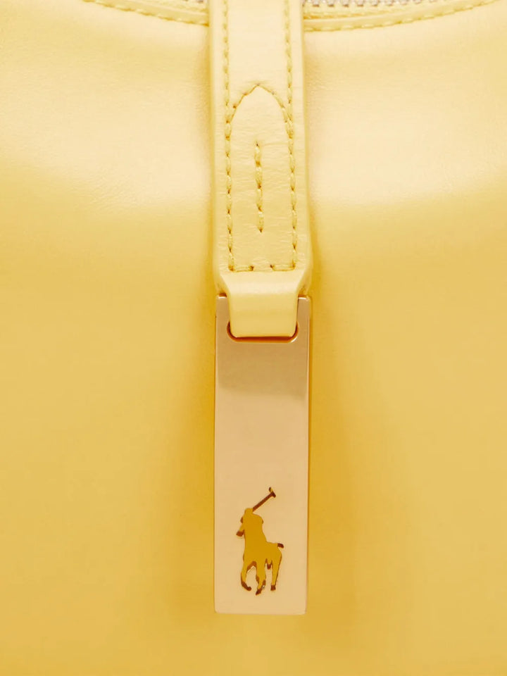 Polo Ralph Lauren Crescent Shape Leather Shoulder Bag — Same as shown — Size One Size — Top View