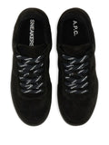 A.P.C. Lace-Up Sneakers — Black — Size US M 11 - US W 12.5 — Top View