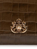 Isla Forever Crocodile Embossed Chain Mini Bag — Same as shown — Size One Size — Back View