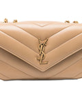Saint Laurent Small Loulou Matelasse Shoulder Bag — Same as shown — Size One Size — Top View