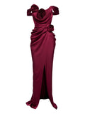 Ana Radu Rose Embellishment Maxi Dress — Same as shown — Size XS — Front View