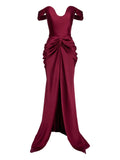 Ana Radu Off The Shoulder Draped Dress — Same as shown — Size S — Front View