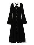 Simkhai Phillipa Midi Dress — Black/ Red — Size XS — Front View