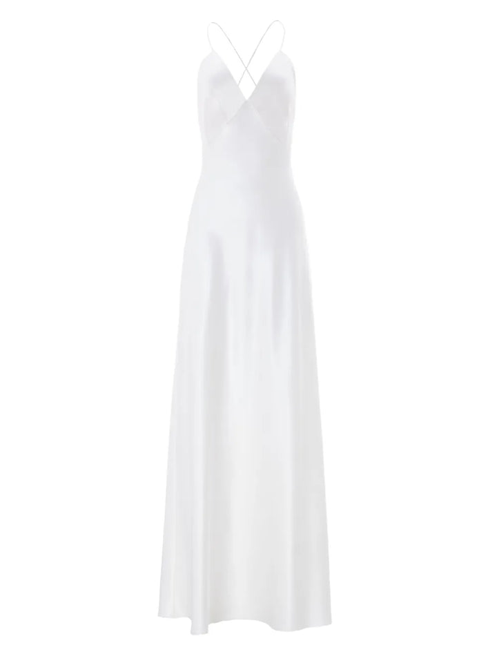 Il Volo Muse Maxi Dress — White — Size S — Front View