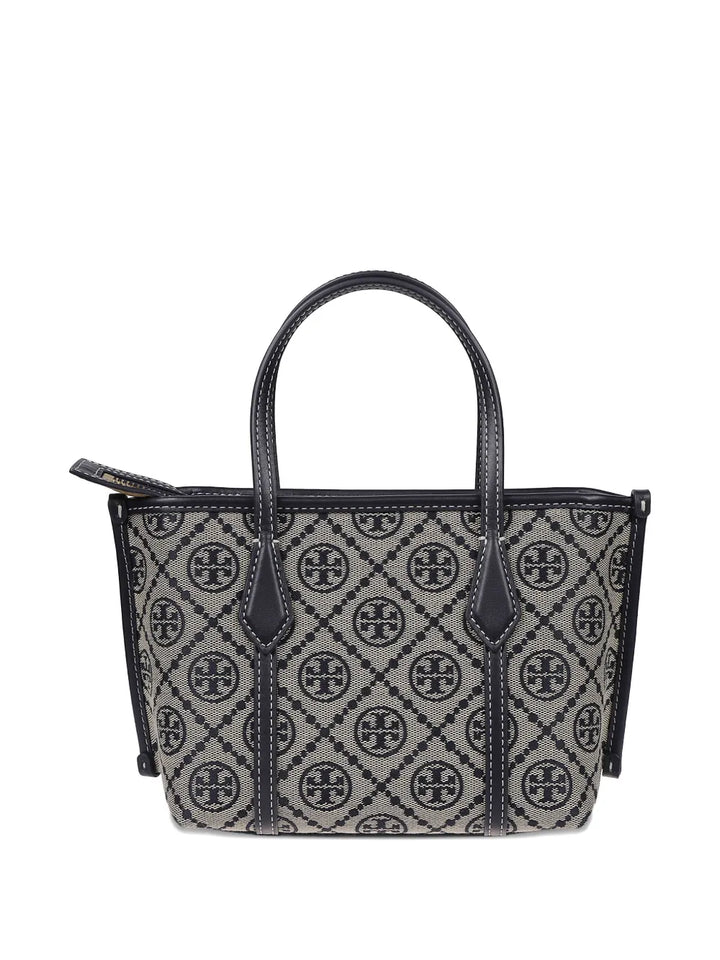 Tory Burch Perry Monogram Tote Bag — Same as shown — Size One Size — Side View