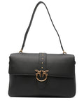 Pinko Love One Leather Shoulder Bag — Same as shown — Size One Size — Front View