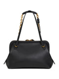 Etro Chain Trimmed Leather Shoulder Bag — Same as shown — Size One Size — Front View