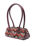 Missoni Zigzag Pattern Shoulder Bag — Same as shown — Size One Size — Back View