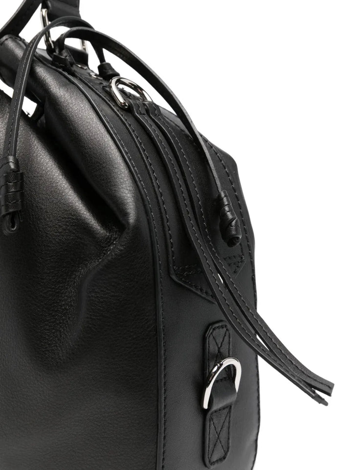 Isabel Marant Drawstring Leather Shoulder Bag — Same as shown — Size One Size — Top View