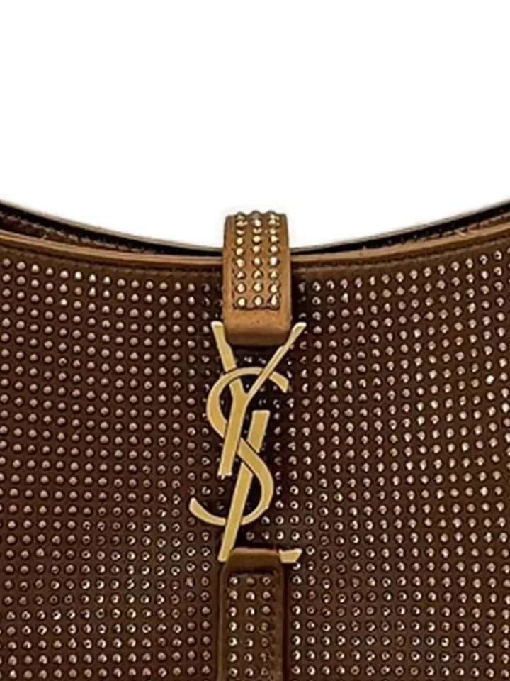 Saint Laurent Embellished Logo Shoulder Bag — Same as shown — Size One Size — Side View