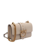Pinko Logo Embellished Flap Shoulder Bag — Same as shown — Size One Size — Side View