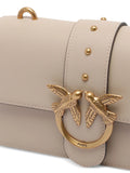 Pinko Logo Embellished Flap Shoulder Bag — Same as shown — Size One Size — Back View