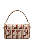Fendi Medium Baguette Ff Motif Shoulder Bag — Same as shown — Size One Size — Side View
