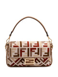 Fendi Medium Baguette Ff Motif Shoulder Bag — Same as shown — Size One Size — Front View