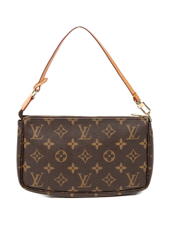 Louis Vuitton Pre Owned 2000S Monogram Canvas Shoulder Bag — Same as shown — Size One Size — Side View
