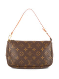Louis Vuitton Pre Owned Pochette Accessoires Monogram Shoulder Bag — Same as shown — Size One Size — Front View
