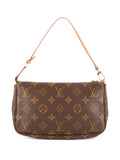 Louis Vuitton Pre Owned Pochette Accessoires Monogram Shoulder Bag — Same as shown — Size One Size — Side View