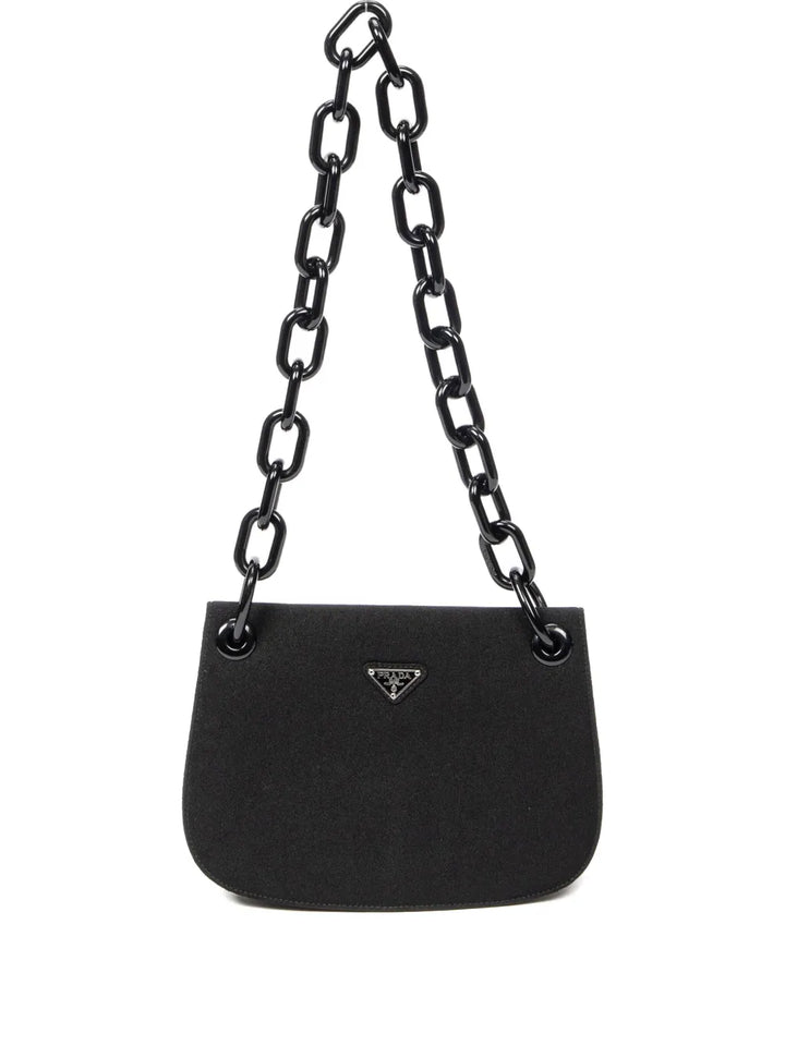 Prada Pre Owned Lucite Chain Strap Shoulder Bag — Same as shown — Size One Size — Side View