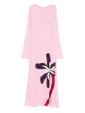 Cala De La Cruz Amay Maxi Dress — Pink — Size XS — Front View