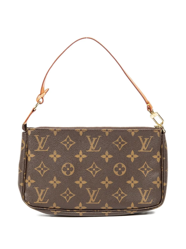 Louis Vuitton Pre Owned Monogram Canvas Shoulder Bag — Same as shown — Size One Size — Side View
