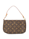 Louis Vuitton Pre Owned Monogram Canvas Shoulder Bag — Same as shown — Size One Size — Side View