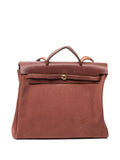 Hermes Pre Owned Leather Trimmed Shoulder Bag — Same as shown — Size One Size — Front View