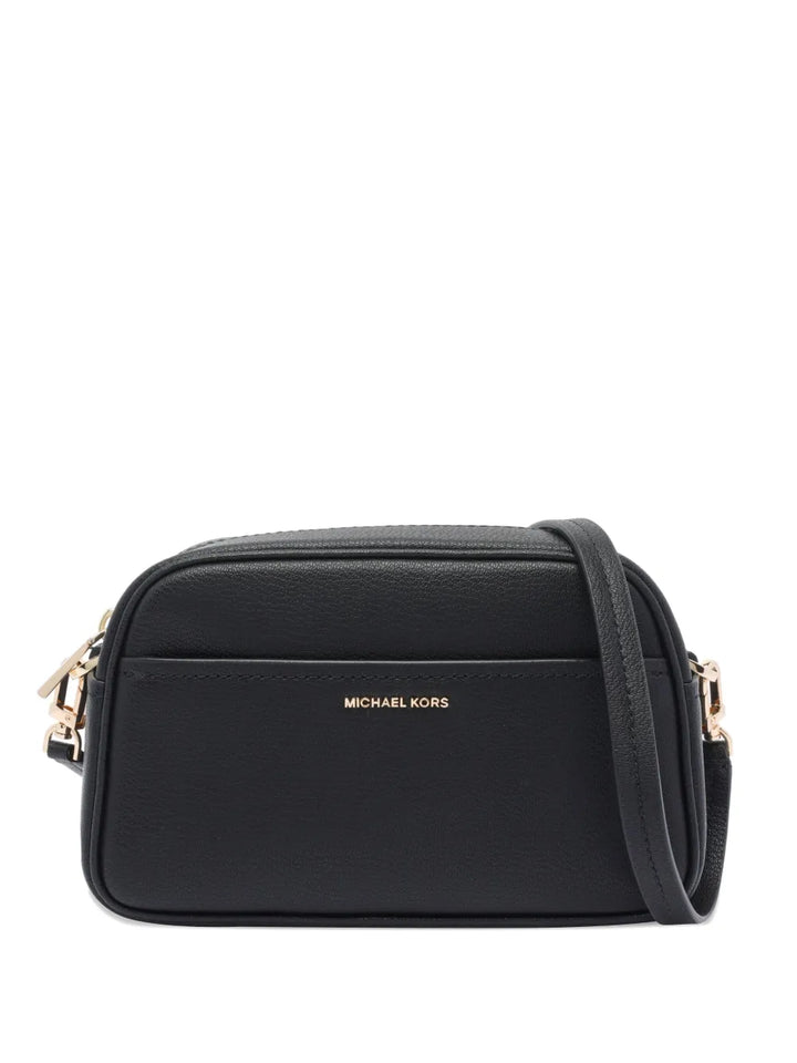 Michael Kors Logo Detail Zip Closure Cross Body Bag — Same as shown — Size One Size — Front View