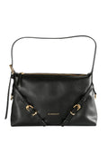 Givenchy Mini Voyou Buckle Strap Leather Shoulder Bag — Same as shown — Size One Size — Front View