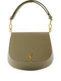 Saint Laurent Mini Voltaire Leather Shoulder Bag — Same as shown — Size One Size — Front View