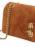 Marc Jacobs Mini The Dual Chain Suede Shoulder Bag — Same as shown — Size One Size — Top View