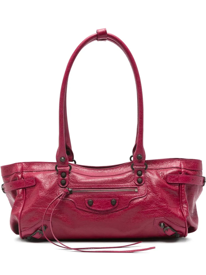 Balenciaga Studded Shoulder Bag — Same as shown — Size One Size — Front View